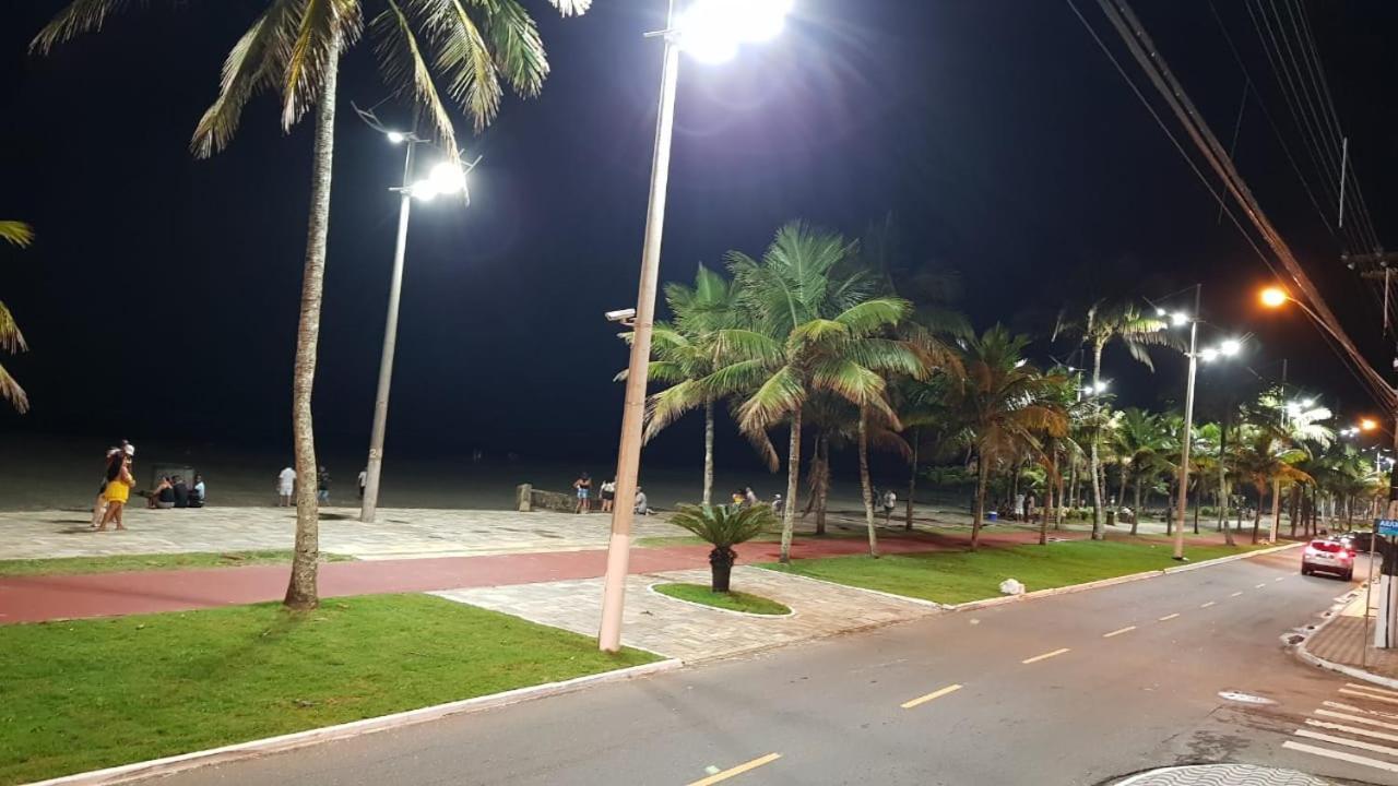 Apto Pe Na Areia Ar Condicionado Internet Estacionamento Portaria 24H Apartment Praia Grande  Exterior foto